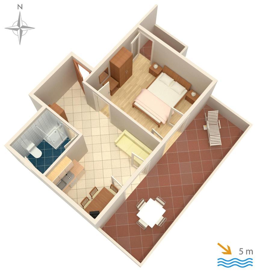 Apartments By The Sea Mandre, Pag - 4093 Kolan Bagian luar foto